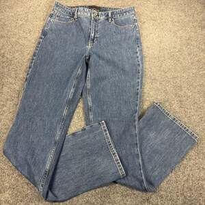 White House Black Market Extra High Rise Elongated Slim Jeans Size 6